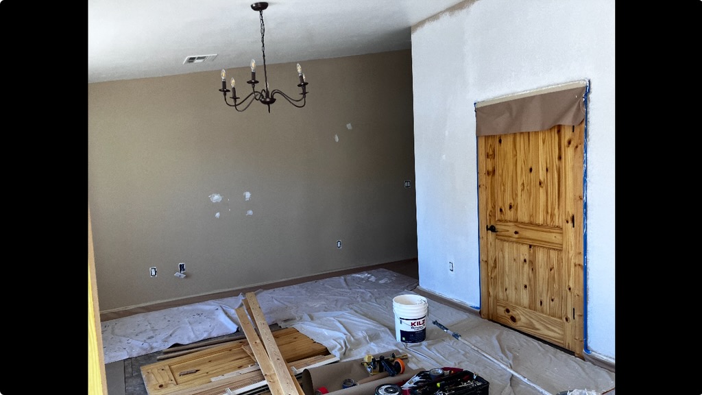 Exterior repaint by Albuquerque house painters